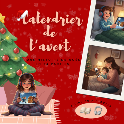 Le magic'pack de Noël ! Le calendrier de l'avent + Le jeu de plateau + 20 coloriages + une lettre pour le père Noël