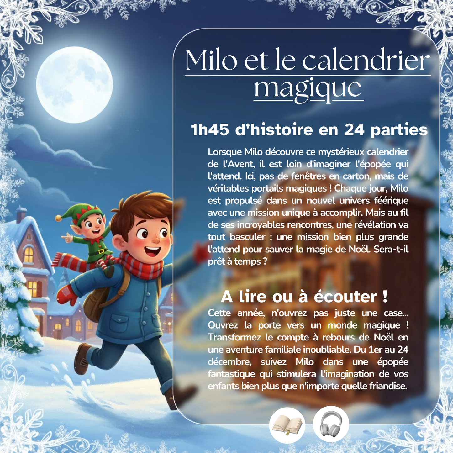 Le magic'pack de Noël ! Le calendrier de l'avent + Le jeu de plateau + 20 coloriages + une lettre pour le père Noël