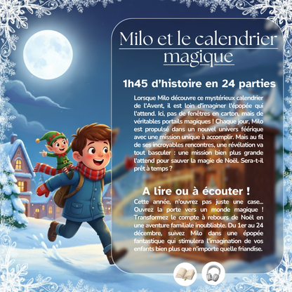 Le magic'pack de Noël ! Le calendrier de l'avent + Le jeu de plateau + 20 coloriages + une lettre pour le père Noël