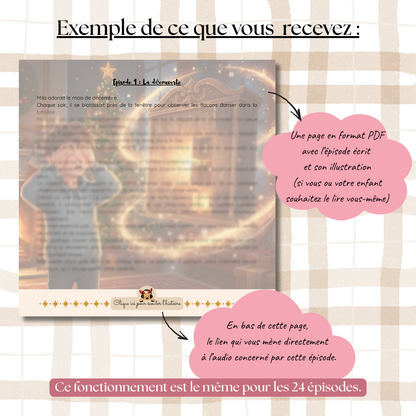 "Milo et le calendrier magique" - Un Calendrier de l'avent immersif à écouter ou à lire.